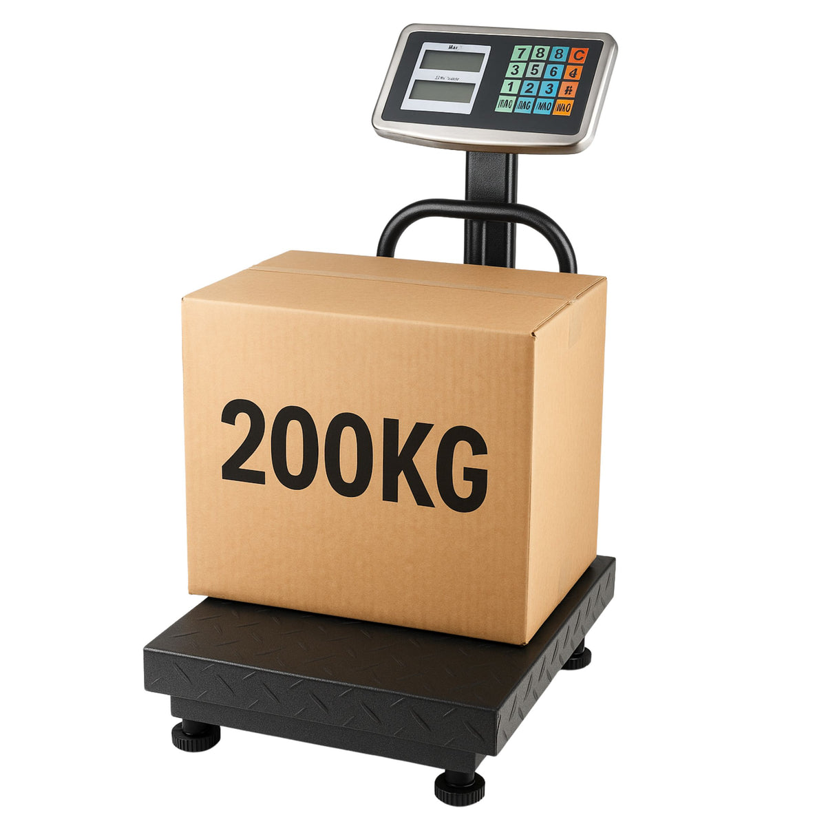 Lcd Electronic Scale Platform Warehouse Accuracy Up To 20g 200kg