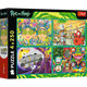 Puzzle - 4x250 - The Crazy World Of Rick And Morty - Warner Rick And Morty Trefl 13338