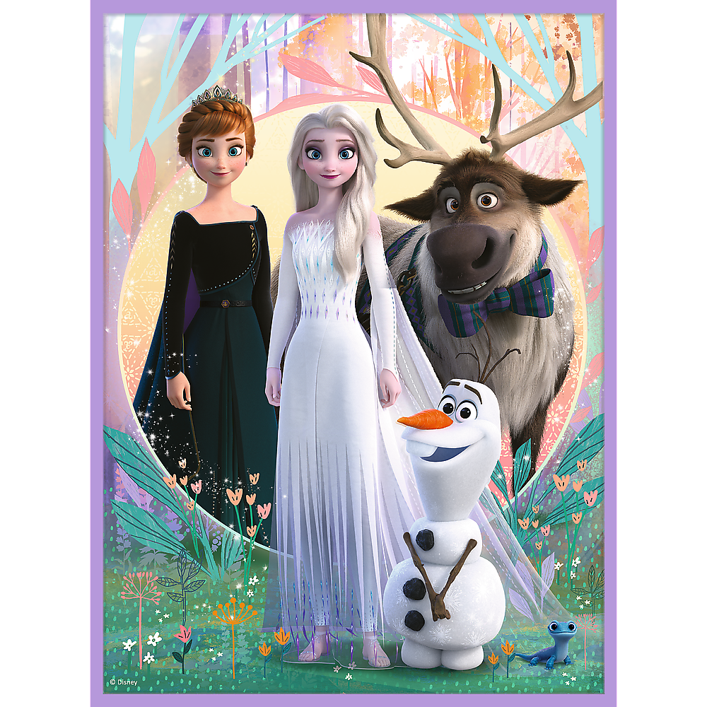 Puzzle - 2in1+memos Princesses In Their Land - Disney Frozen 2 93335