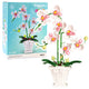 Orchid Construction Blocks Orchid In A Pot Pink And White 718 Pcs.