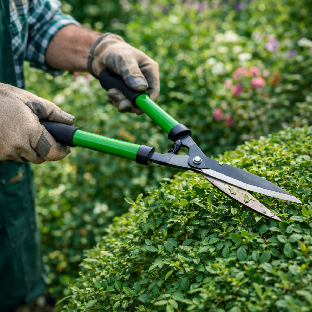 Set Of Garden Hedge Pruners With Case 3 Pcs.