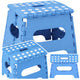 Folding Stool Footrest Step Anti-slip Blue 24x19 Cm
