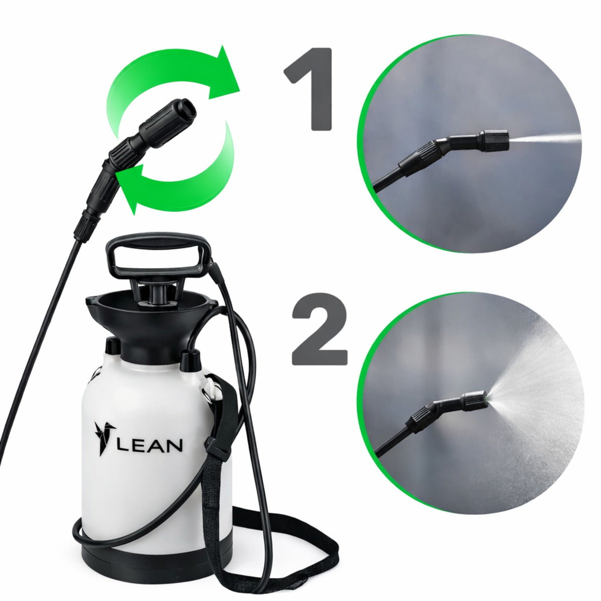 Manual Pressure Sprayer For Watering Fertilizing Spraying Lean 3l