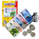 Set Of Toy Money Euro Banknotes Coins Euro Pendant