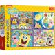 Puzzle - 4x250 - Spongebob's Crazy World Trefl 13342