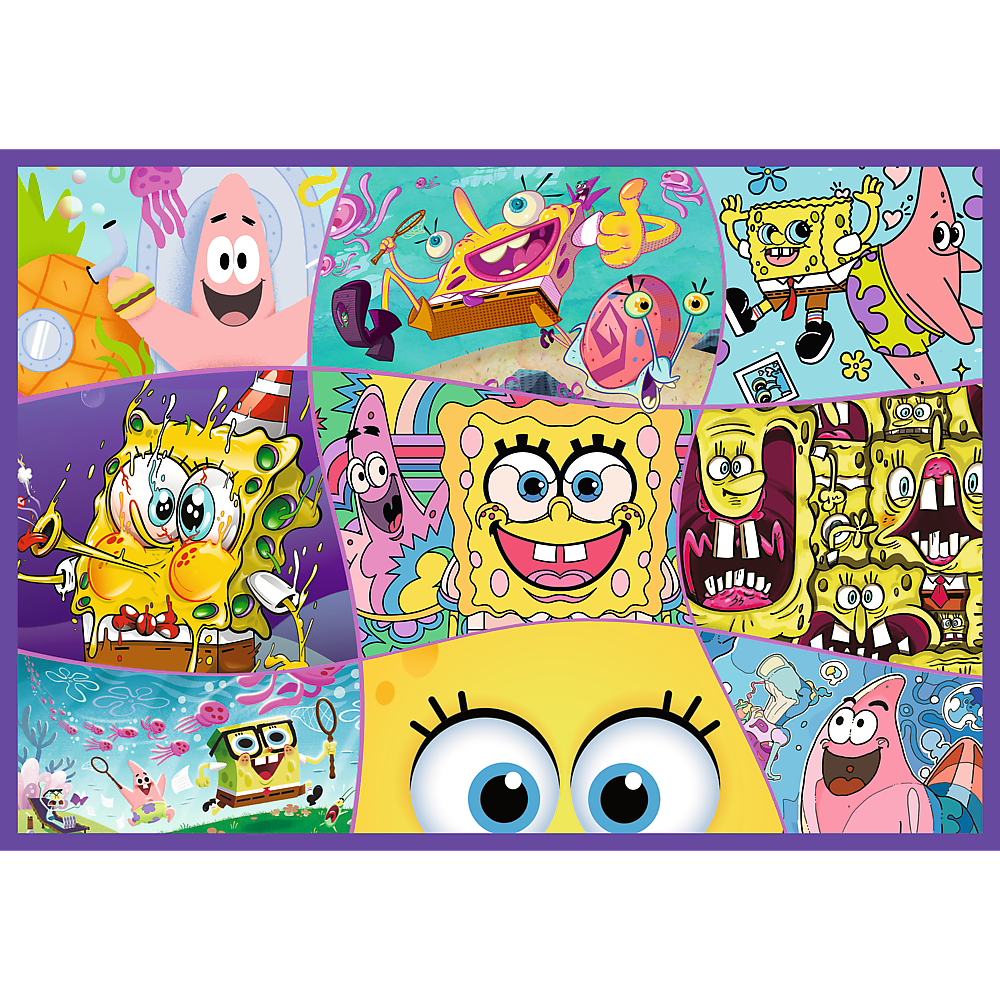 Puzzle - 4x250 - Spongebob's Crazy World Trefl 13342