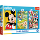 Puzzle - 3x80 - Mickey Mouse Team Trefl 34887