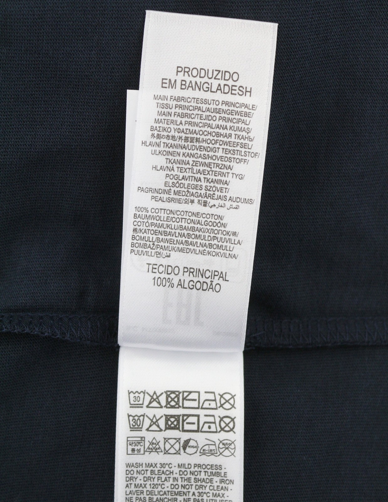 Diesel T-just 12-5 Мъжка тениска 2xl Тъмносиньо памучно трико с къс ръкав