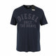 Diesel T-just 260141 Off Men T-shirtdark Blue Cotton Tricot Short Sleeve