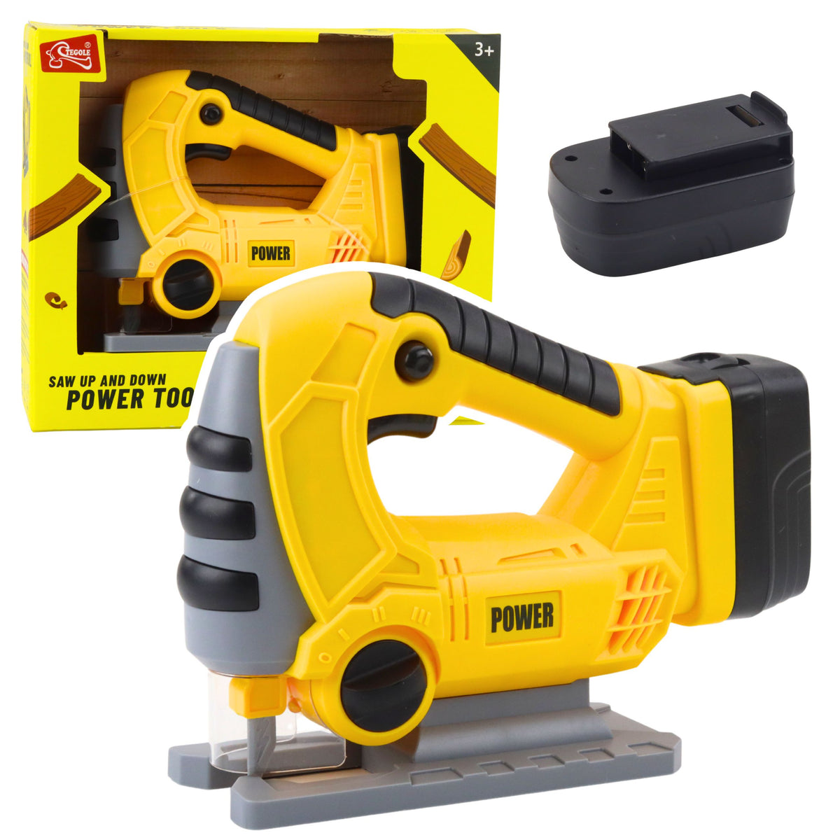 Cordless Jigsaw For Kids Lights And Sounds Yellow