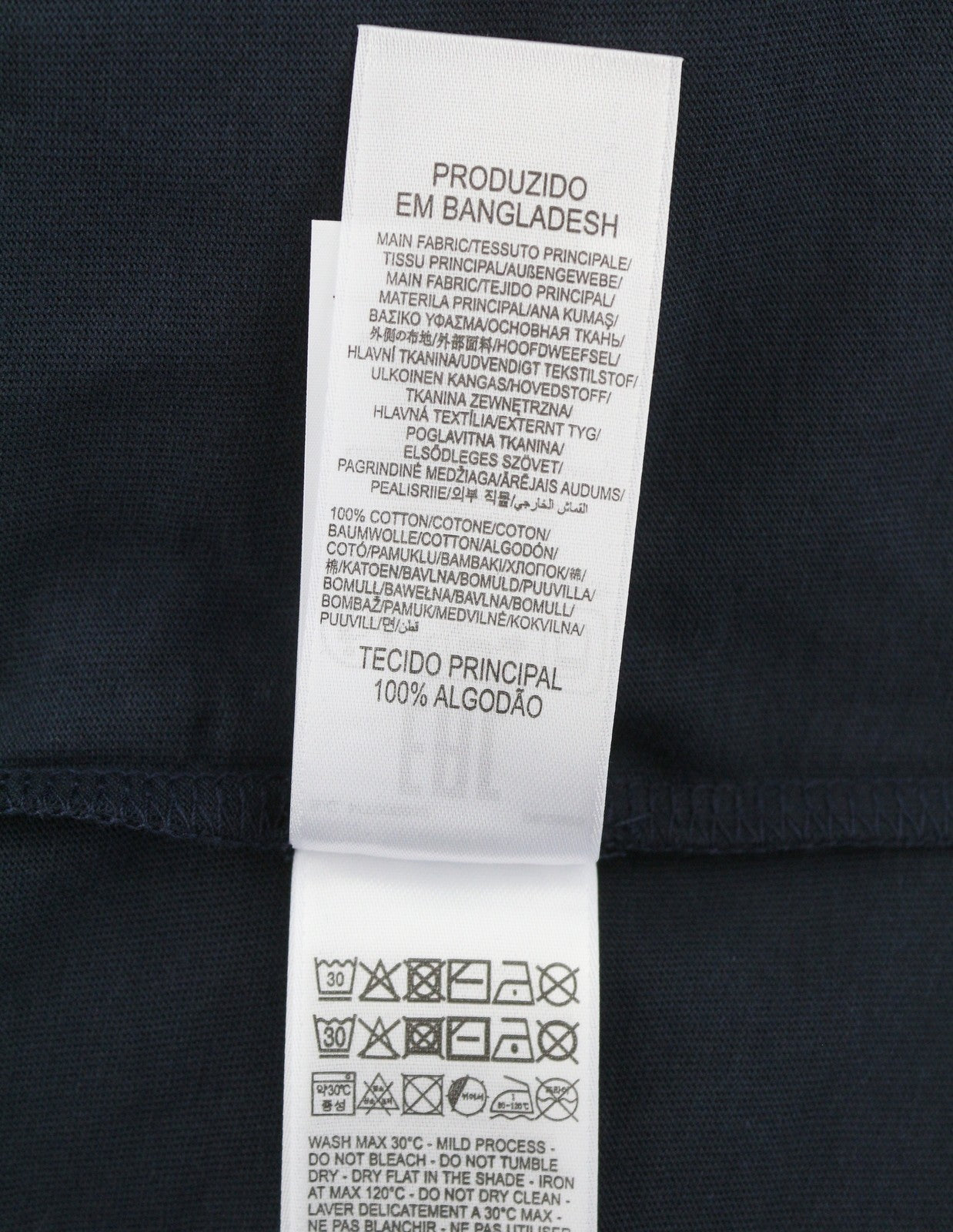 Diesel T-just 12-5 Men T-shirtdark Blue Cotton Tricot Short Sleeve