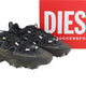 Diesel S-prototype P1 Hommes Baskets Eu43 Noir Bas À Lacets Rrp350