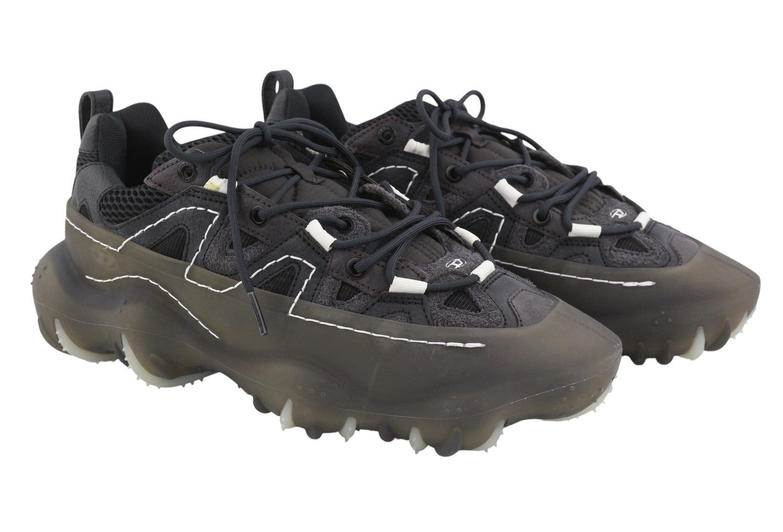 Diesel S-prototype P1 Hommes Baskets Eu43 Noir Bas À Lacets Rrp350