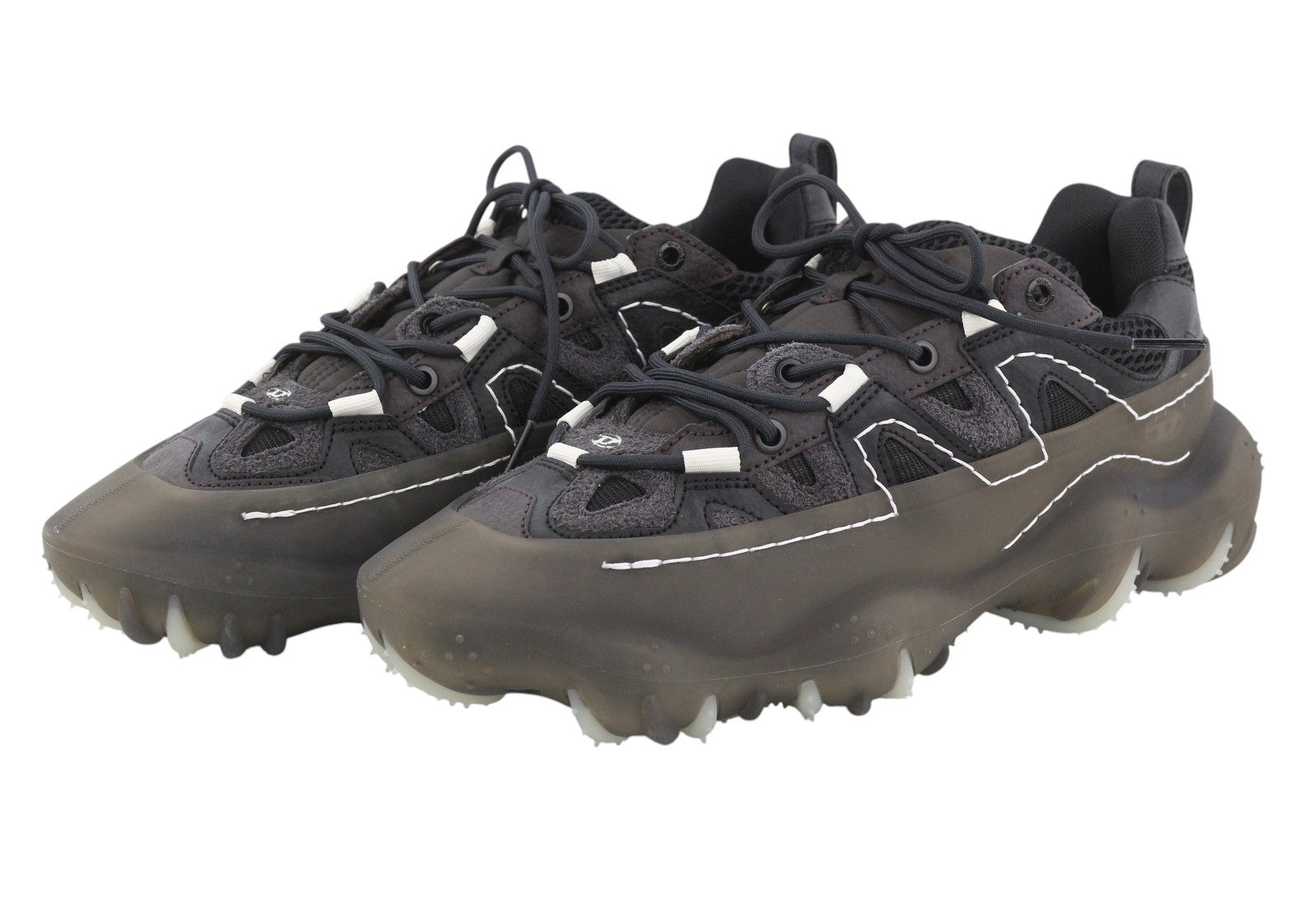 Diesel S-prototype P1 Hommes Baskets Eu43 Noir Bas À Lacets Rrp350