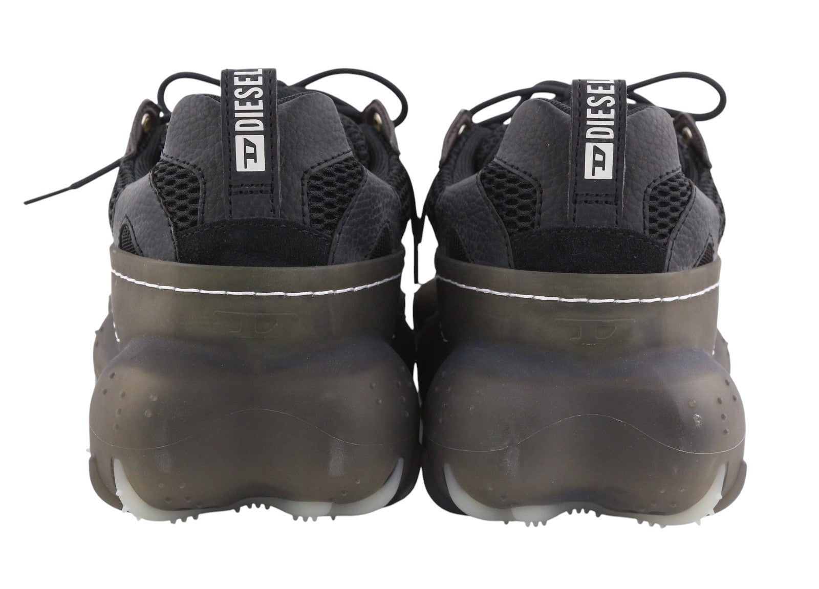 Diesel S-prototype P1 Hommes Baskets Eu43 Noir Bas À Lacets Rrp350
