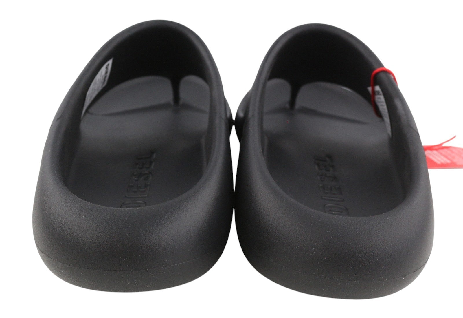 Diesel Sa-maui X Women Sandals Eu38 Black Rubber Mule Flip-flop Unisex Rrp150