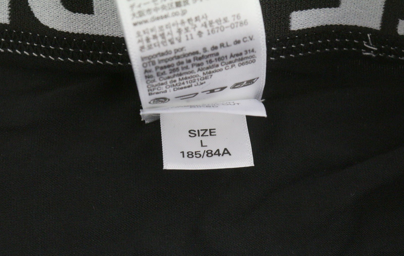 Diesel Umbx-shawnthreepack-out Men Underwearblack & White Boxers 3pc