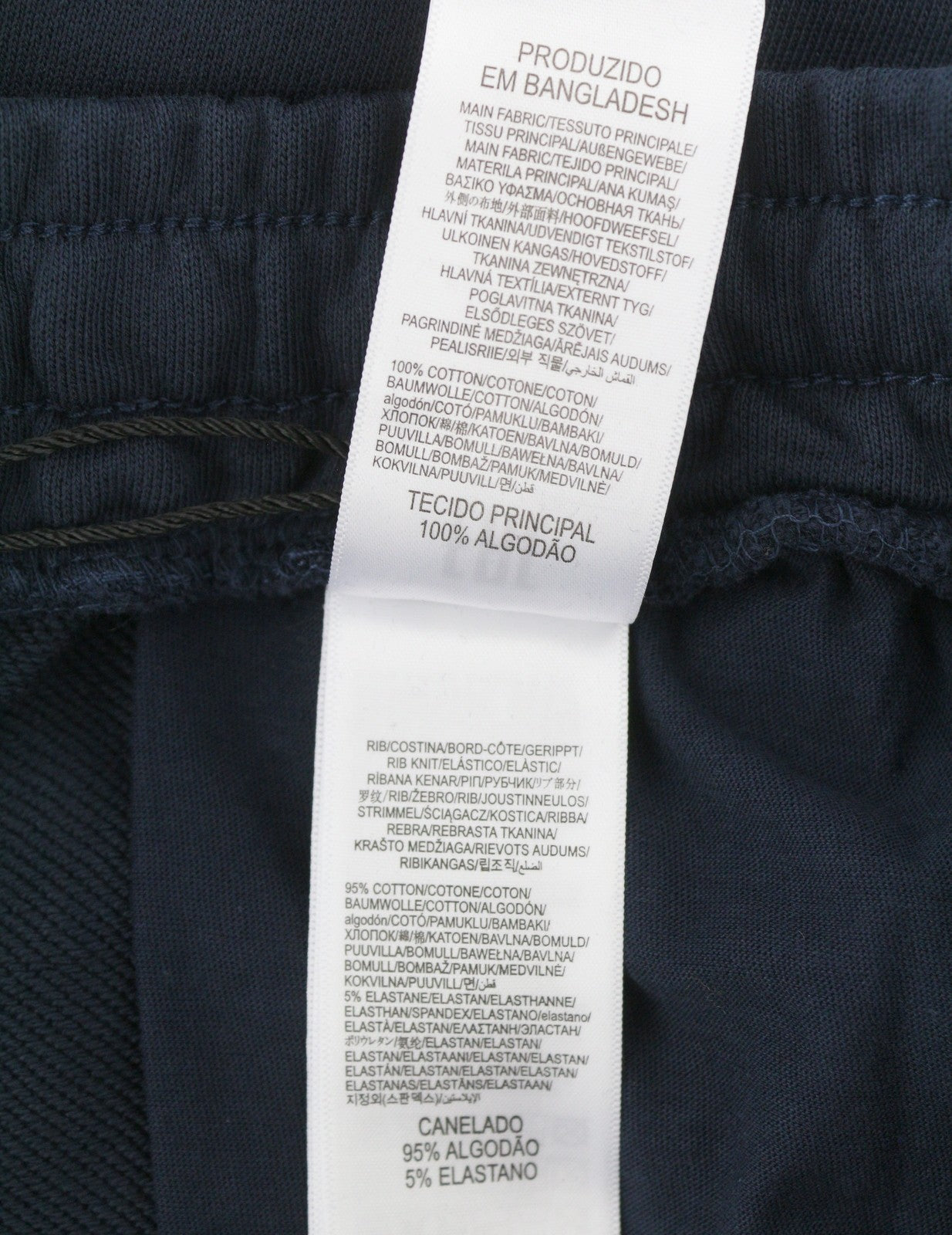 Diesel P-tary New D Logo Men Trousersdark Blue Drawstring Waist Sweatpants