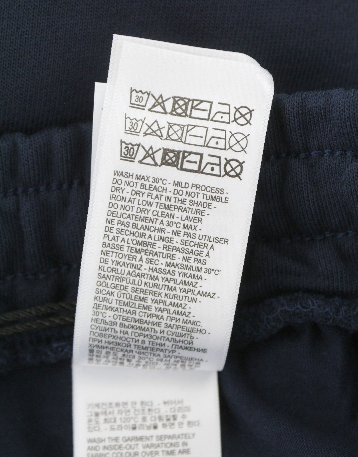 Diesel P-tary New D Logo Men Trousersdark Blue Drawstring Waist Sweatpants