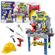 Handyman's Table 2-in-1 Suitcase Tool Set Screwdriver Helmet 133 Pcs.
