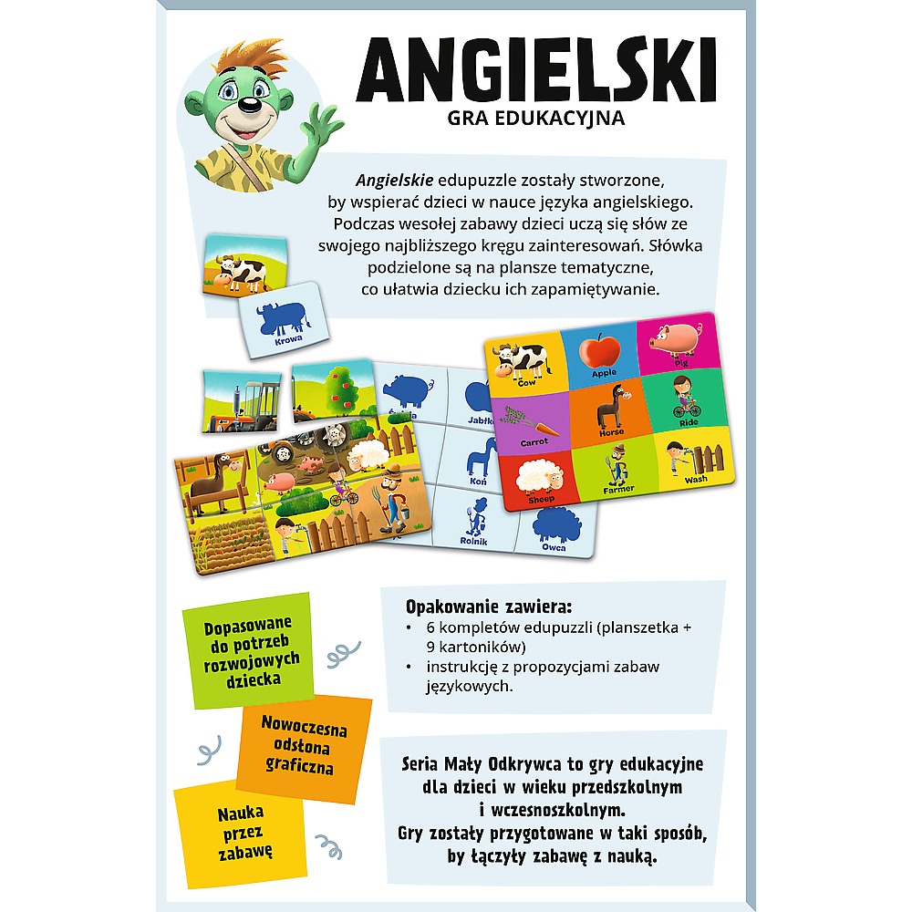 Spiel - Englisch / Little Explorer Trefl 02812