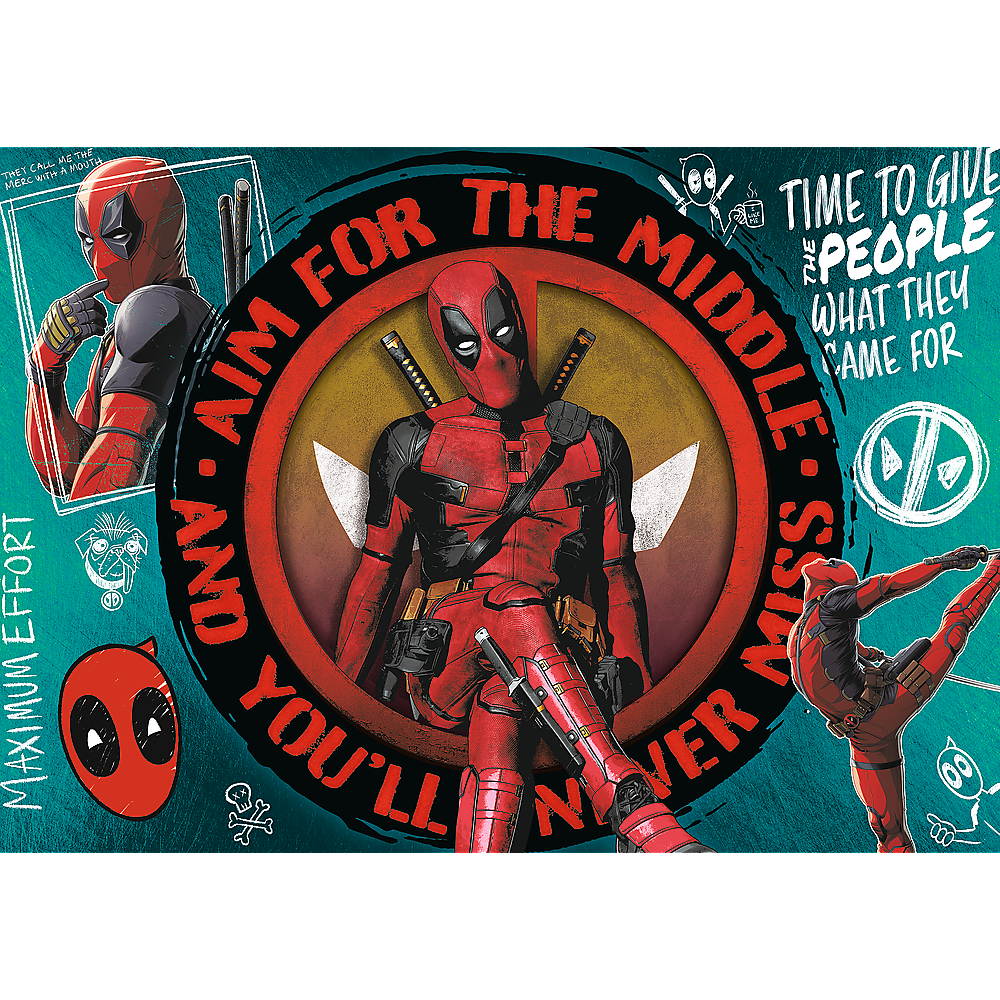 Puzzle - 1000 Premium Plus - Deadpool Trefl - 10835