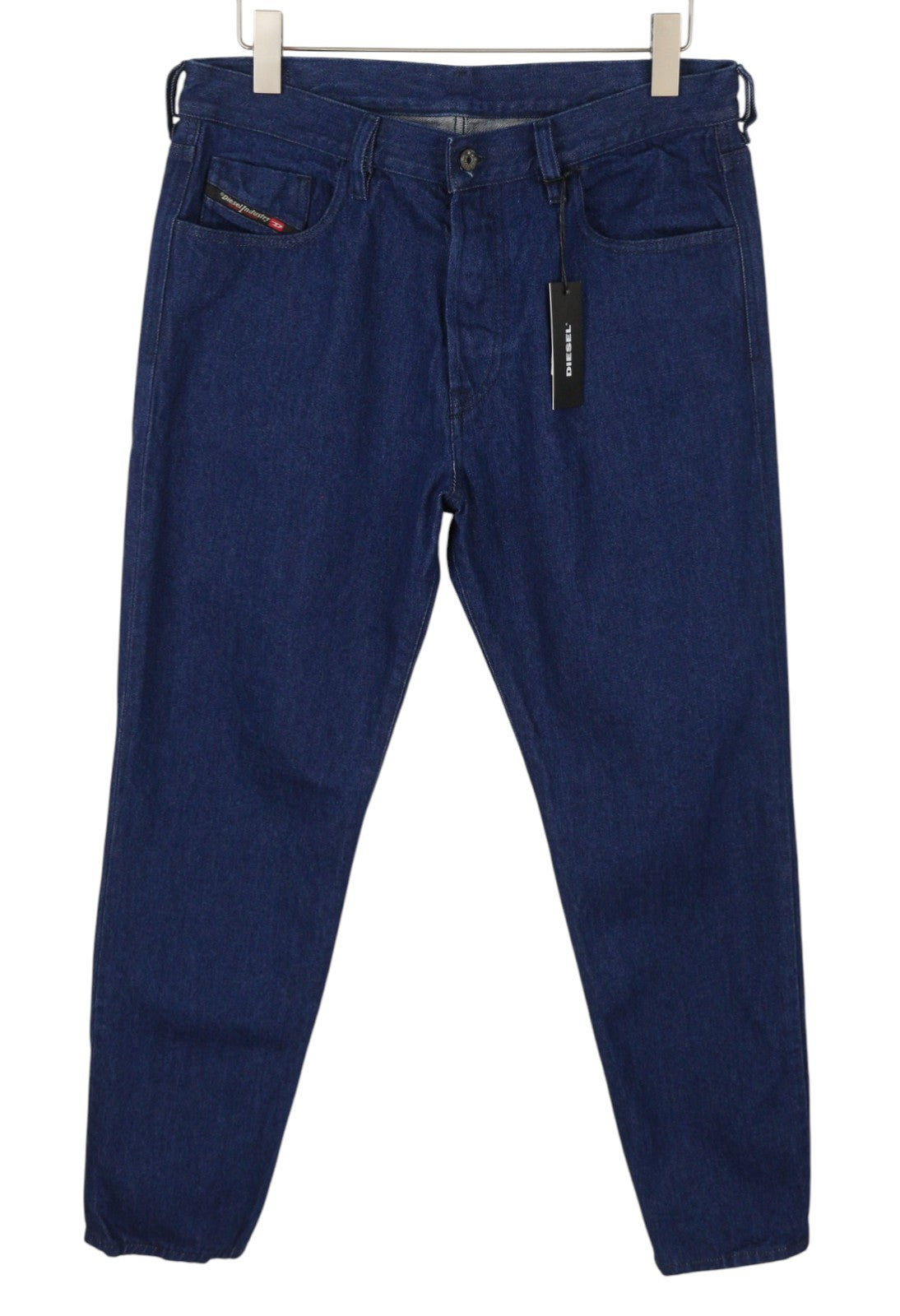 Мъжки дънки Diesel Mharky 0078f, тъмно синьо, заострени копчета, летящ деним