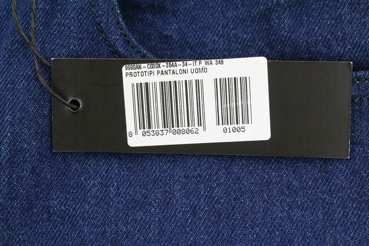 Мъжки дънки Diesel Mharky 0078f, тъмно синьо, заострени копчета, летящ деним
