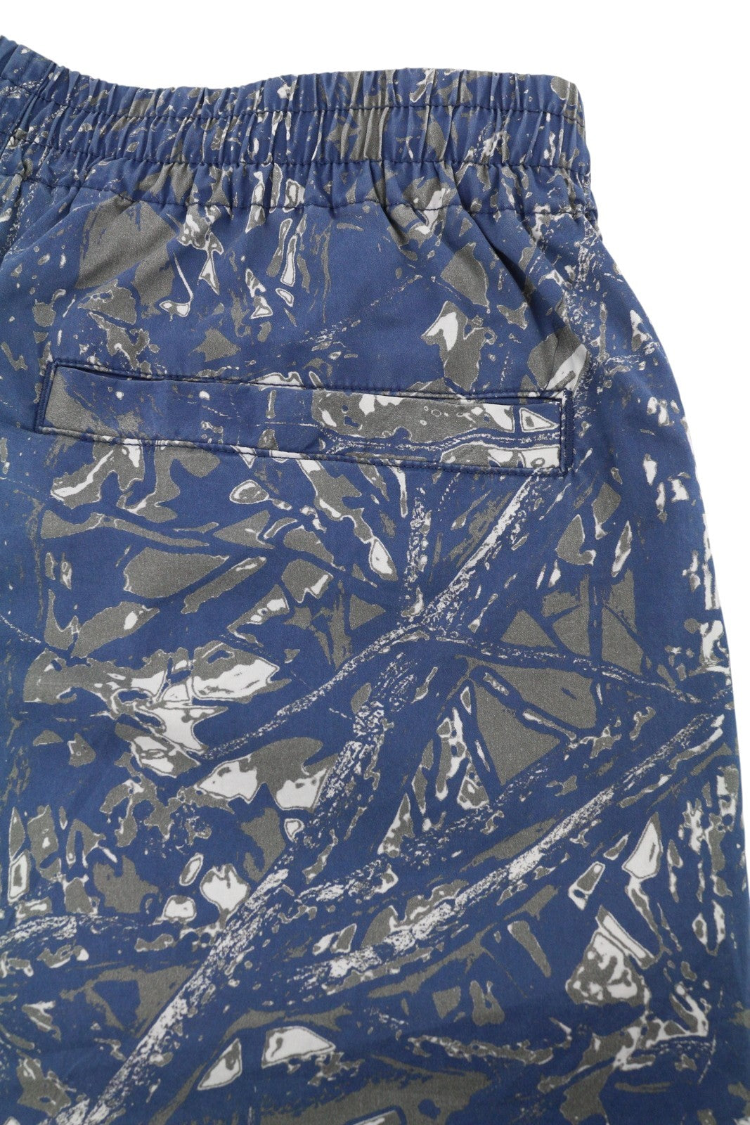 Diesel P-opwik-c Men Shortsblue All-over Graphic Print Straight Rrp195