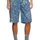 Diesel P-opwik-c Men Shortsblue All-over Graphic Print Straight Rrp195