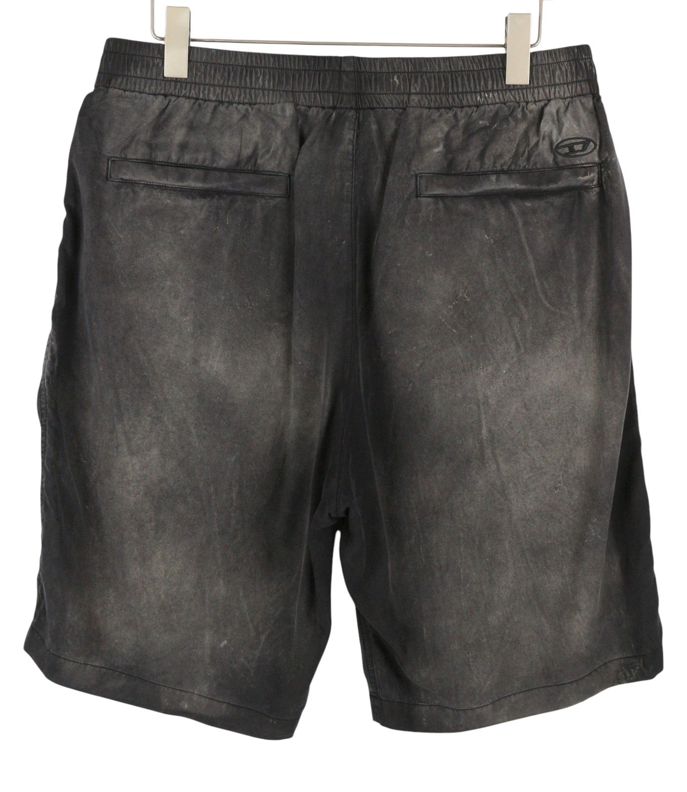 Diesel P-eeklo Men Shorts 52grey Faded Patterned Loose Fit Rrp195