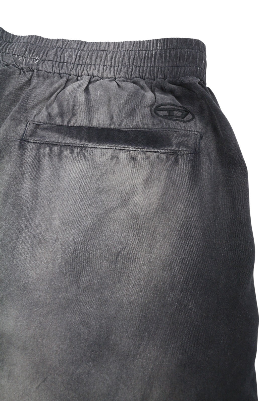 Diesel P-eeklo Men Shorts 54grey Faded Patterned Loose Fit Rrp195