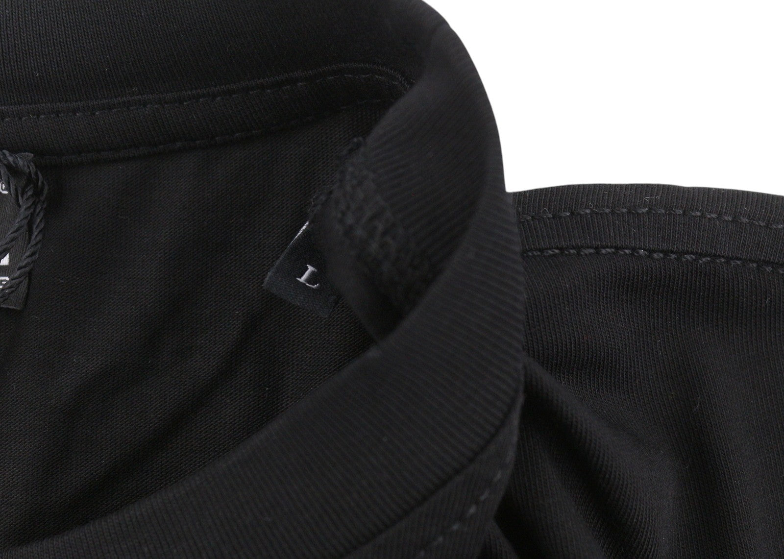 Diesel T-just-l4 Men T-shirtblack Crew Neck Cotton Pull On Short Sleeve