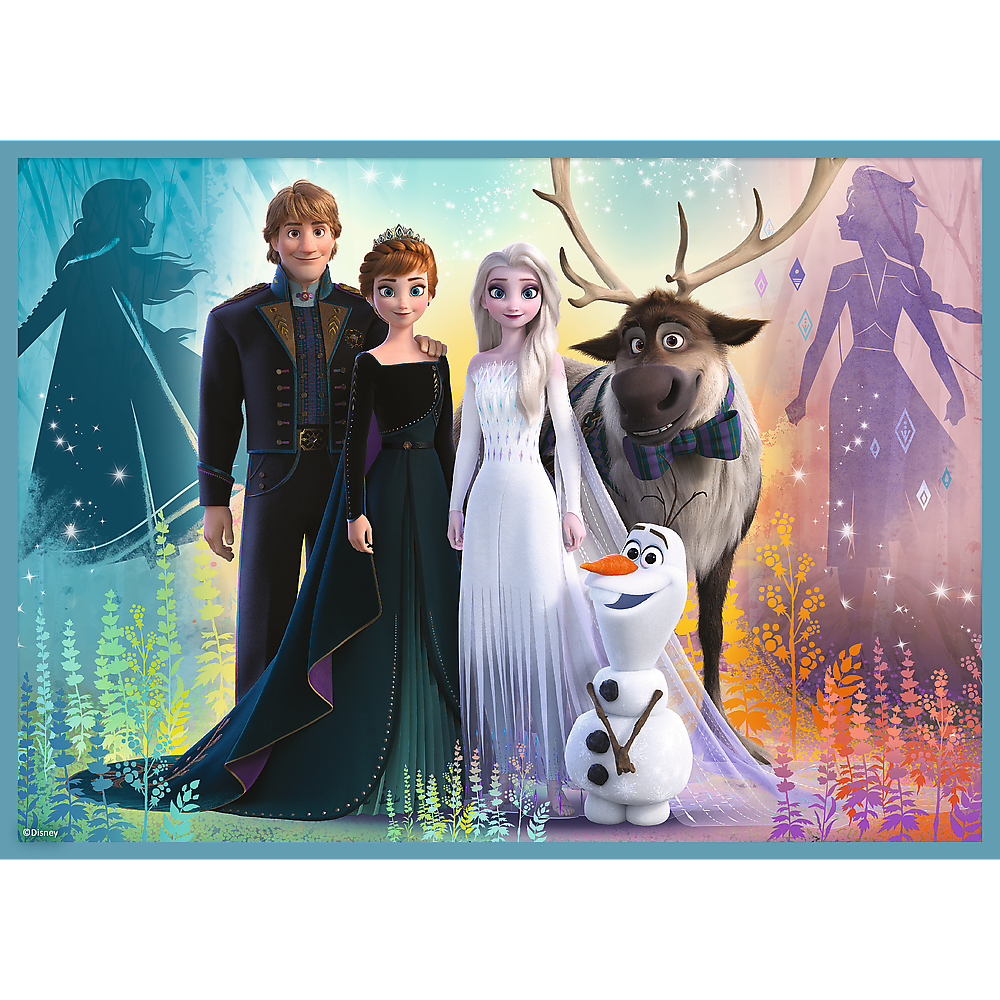 Puzzle - 4in1 (12 15 20 24) - The Amazing World Of Frozen - Trefl 34381