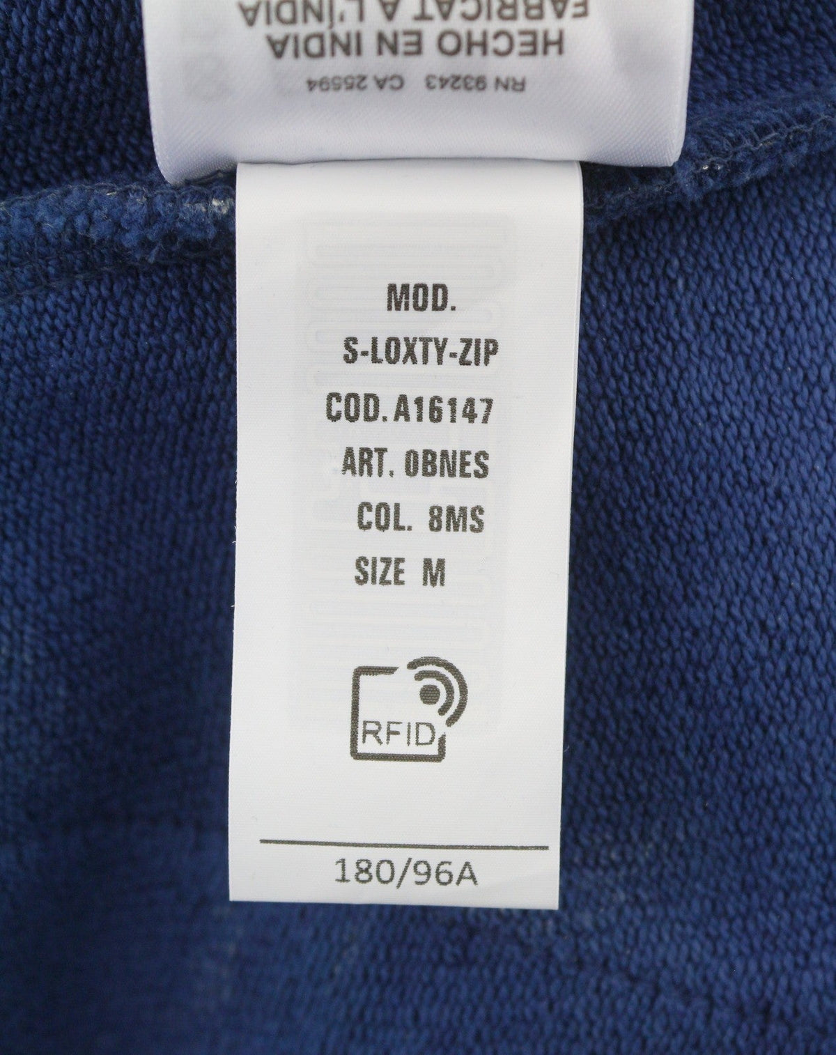 Hoodie met S-loxty-ritssluiting