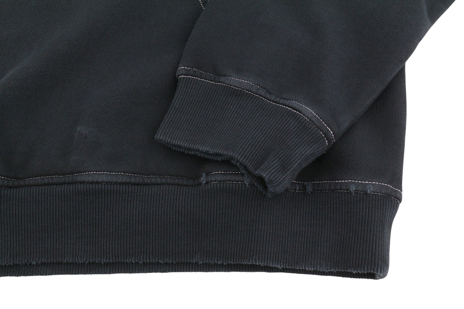 Diesel S-boxt-hood-n4 Men Hoodiedark Grey Oversized Distress Pull On Rrp195