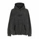 Diesel S-boxstic-hood Men Hoodiegrey Acid Washed Oversized Unisex Rrp295