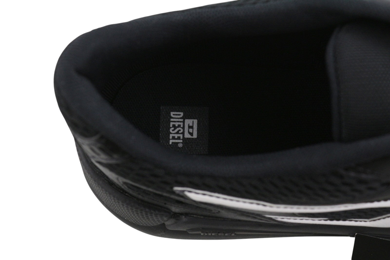 Diesel S-serendipity Sport Men Sneakers Eu46 Black Almond Toe Low Top Rrp160