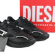 Diesel S-serendipity Sport Men Sneakers Eu46 Black Almond Toe Low Top Rrp160