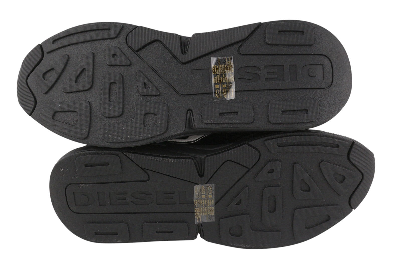 Diesel S-serendipity Sport Men Sneakers Eu46 Black Almond Toe Low Top Rrp160