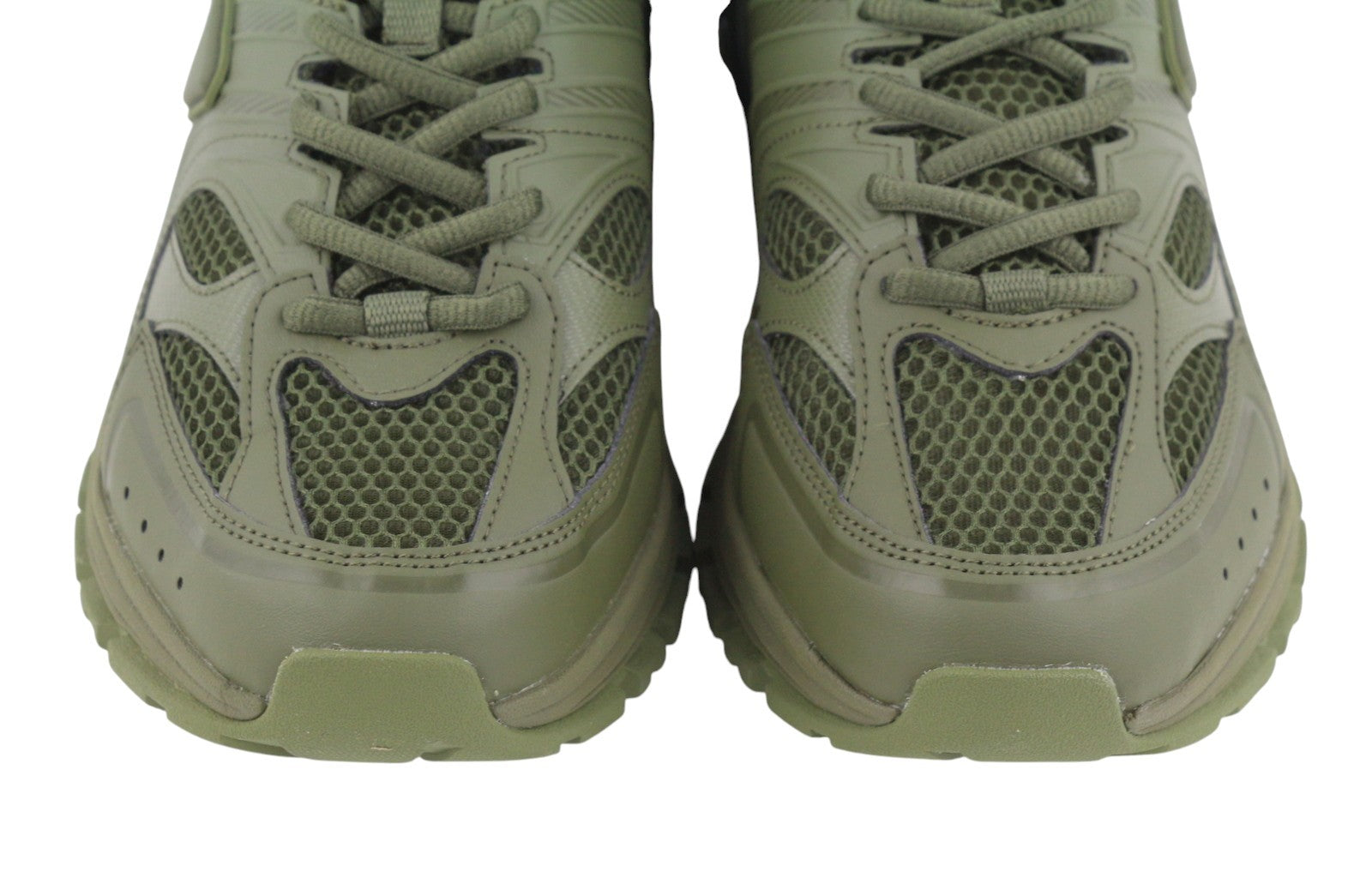 Diesel S-serendipity Pro-x1 Men Sneakers Eu42 Green Panelled Low Rrp275