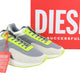 Diesel S-serena Low Men Sneakers Eu44 Grey Leather Details Almond Lace Rrp195