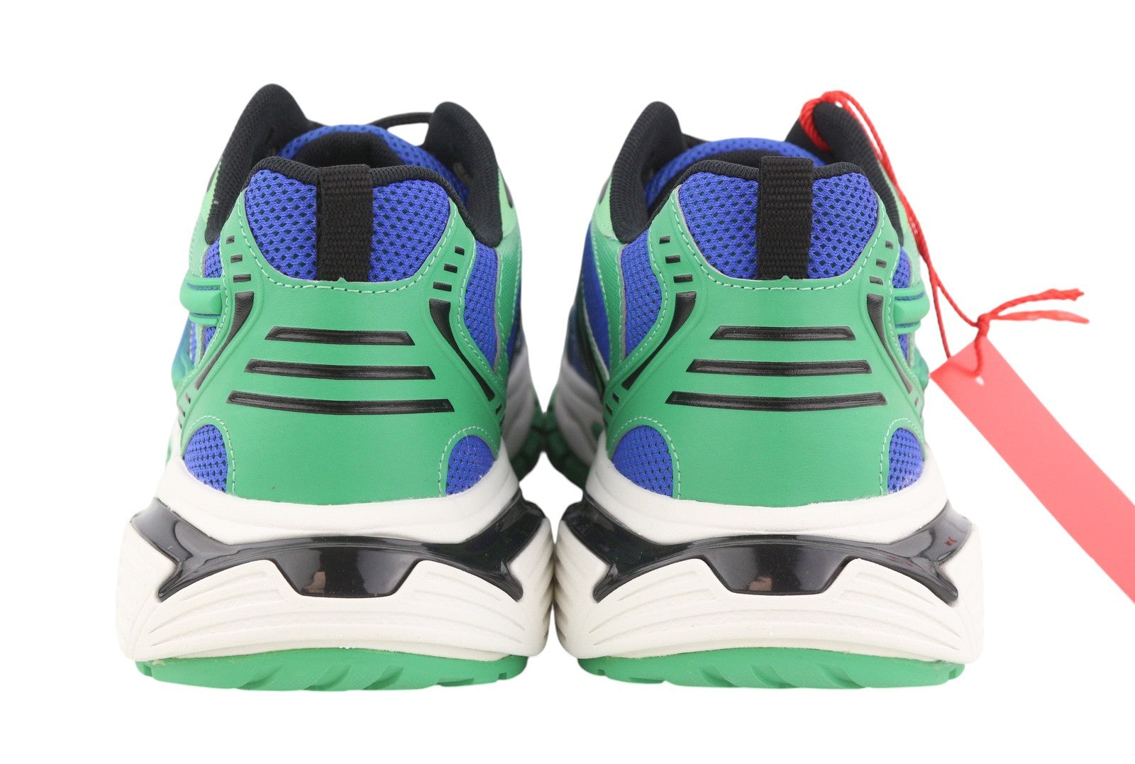 Diesel S-serendipity Pro-x1 Men Sneakers Eu42 Blue & Green Panelled Low Rrp275