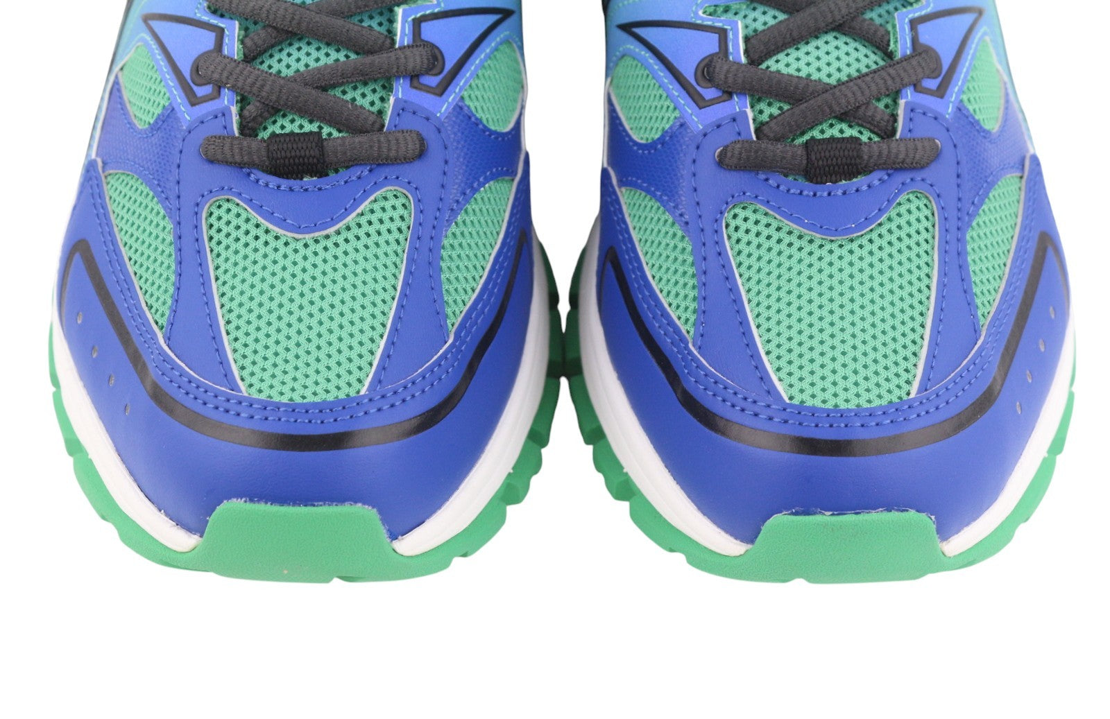 Diesel S-serendipity Pro-x1 Men Sneakers Eu44 Blue & Green Panelled Low Rrp275