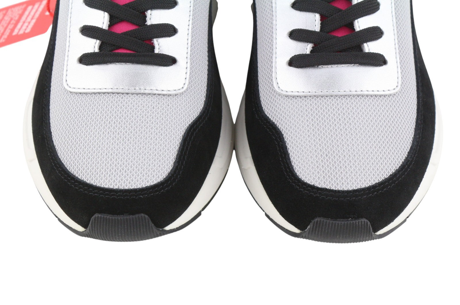 Diesel S-serena Low Men Sneakers Eu46 Grey Leather Details Almond Toe Rrp195