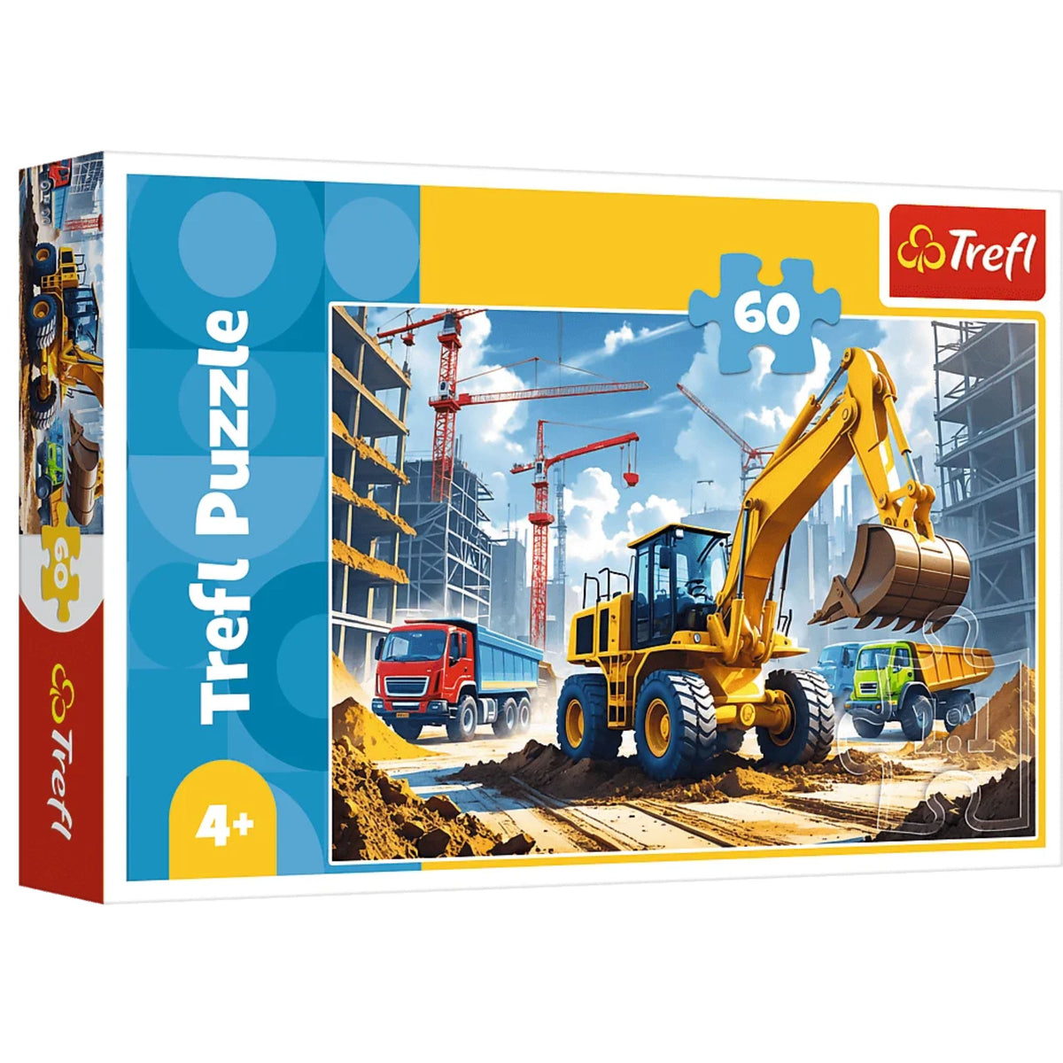 Puzzle 60 - Trator retroescavadeira Trefl 17406