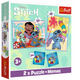 Puzzle + emlékeztetők 2 az 1-ben Lilo és Stitch Happy Day Trefl 93585