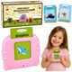 English Word Learning Card Reader Educational Toy Pink