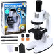 Microscope Educational Kit For Kids Zoom 1200x Accessories White