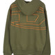 Diesel S-macs-hood-megoval-d Men Hoodiekhaki Green Kangaroo Pocket Rrp250